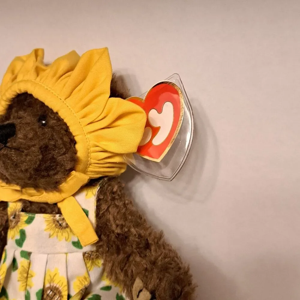 Vintage Ty Beanie Baby Susannah The Sunflower With Tag Bear 1993